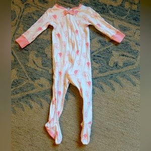 GUC The Beaufort Bonnet Company Noelle’s Night Night footed pajamas size 12-18